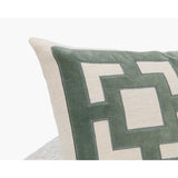 Corbin Pillow, Jade Green-Accessories-High Fashion Home
