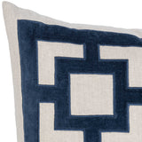 Corbin Pillow, Navy Blue-Accessories-High Fashion Home