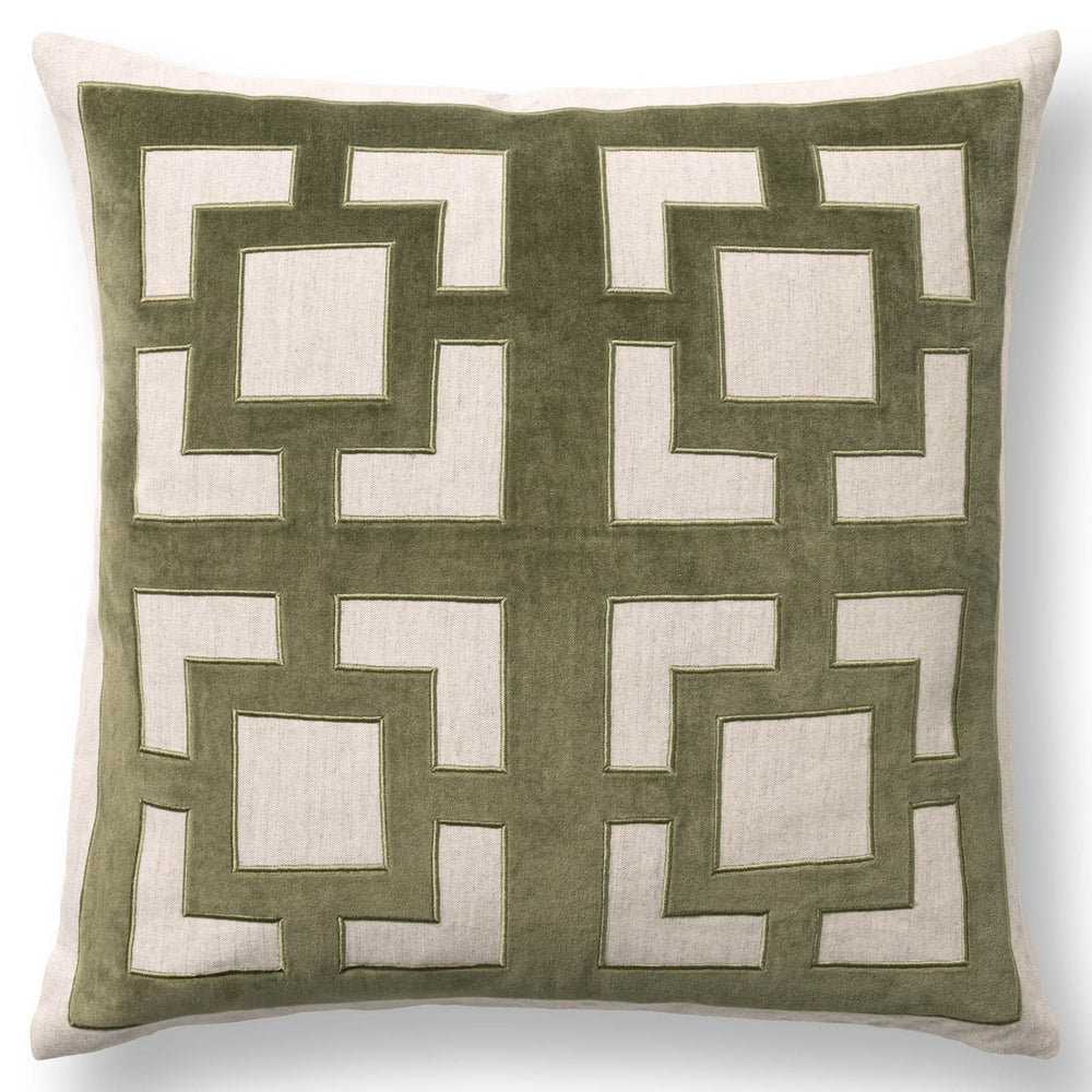 Corbin Pillow, Olive Green-Accessories-High Fashion Home