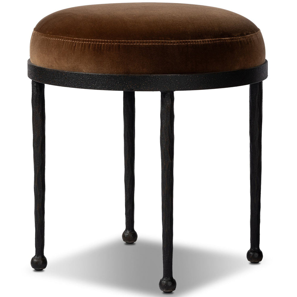 Corinne Accent Stool, Surrey Ochre by Four Hands-Furniture - Chairs-High Fashion Home