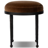 Corinne Accent Stool, Surrey Ochre by Four Hands-Furniture - Chairs-High Fashion Home