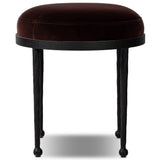 Corinne Accent Stool, Surrey Plum by Four Hands-Furniture - Chairs-High Fashion Home