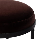 Corinne Accent Stool, Surrey Plum by Four Hands-Furniture - Chairs-High Fashion Home