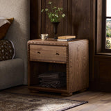 Cormack Nightstand, Warm Natural by Amber Lewis x Four Hands