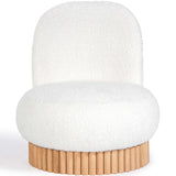Corso Swivel Chair, White