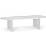 Cortina Marble Coffee Table, White Marble