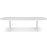 Cortina Marble Coffee Table, White Marble