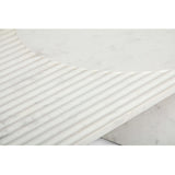 Cortina Marble Coffee Table, White Marble