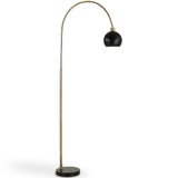 Cosette Floor Lamp, Antique Brass-Lighting-High Fashion Home