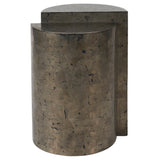 Cosmo End Table, Pyrite-Furniture - Accent Tables-High Fashion Home