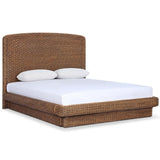Costa Bed, Natural Brown Rattan