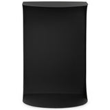 Cote Accent Table, Black-Furniture - Accent Tables-High Fashion Home