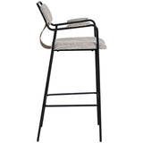 Couva Barstool & Counter Stool, Gray Tweed