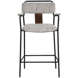 Couva Barstool & Counter Stool, Gray Tweed