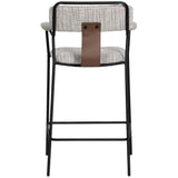 Couva Barstool & Counter Stool, Gray Tweed