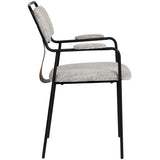 Couva Dining Chair, Gray Tweed, Set of 2-Furniture - Dining-High Fashion Home