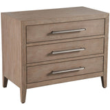 Cove 3 Drawer Nighstand, Gray Oak-Furniture - Bedroom-High Fashion Home