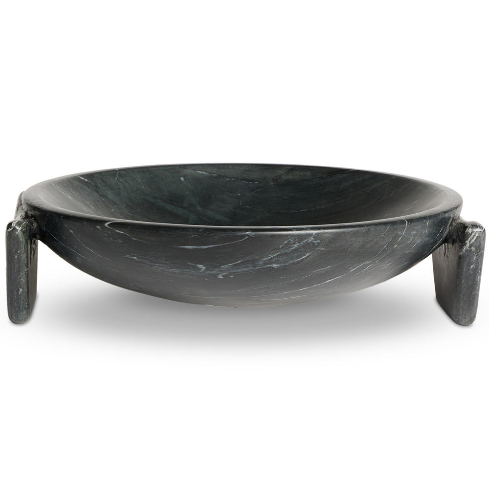 Cradle Bowl, Black Marble-Accessories-High Fashion Home