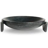 Cradle Bowl, Black Marble-Accessories-High Fashion Home