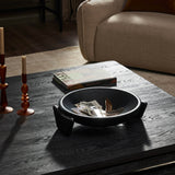 Cradle Bowl, Black Marble-Accessories-High Fashion Home