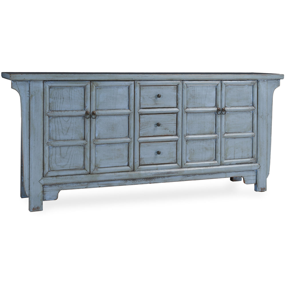 Crafton Buffet, Blue-Furniture - Storage-High Fashion Home