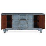 Crafton Buffet, Blue-Furniture - Storage-High Fashion Home