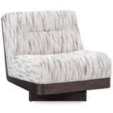 Crandall Swivel Chair, Cocoa Cream
