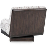 Crandall Swivel Chair, Cocoa Cream-Furniture - Chairs-High Fashion Home