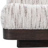 Crandall Swivel Chair, Cocoa Cream-Furniture - Chairs-High Fashion Home