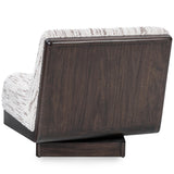 Crandall Swivel Chair, Cocoa Cream