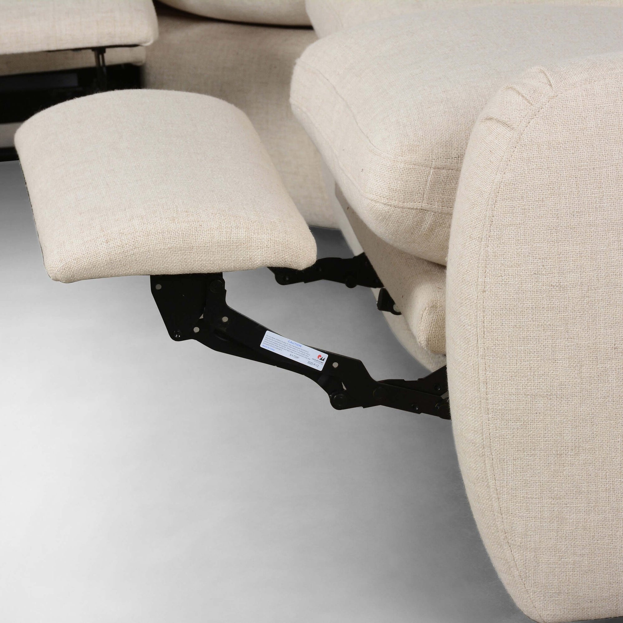 Crawford Power Recliner 5Piece Sectional, Antigo Natural High