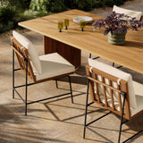 Crete Outdoor Dining Chair, Arashi Salt, Set of 2-High Fashion Home