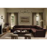 Crispin 3 Piece Sectional, Surrey Cocoa by Four Hands
