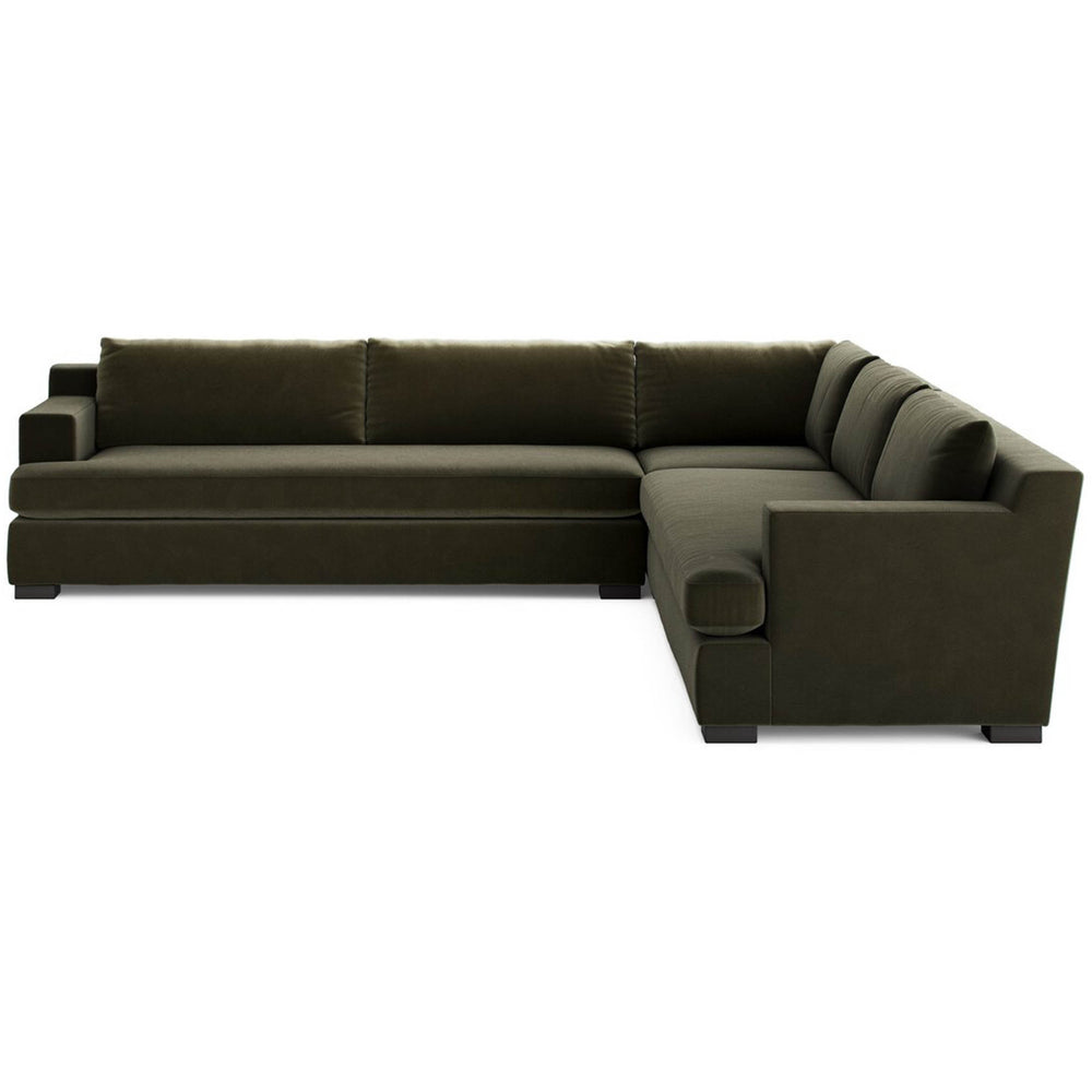 Crispin 3 Piece Sectional, Surrey Olive by Four Hands