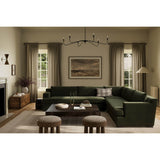 Crispin 3 Piece Sectional, Surrey Olive by Four Hands