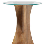Criss-Cross Accent Table, Natural