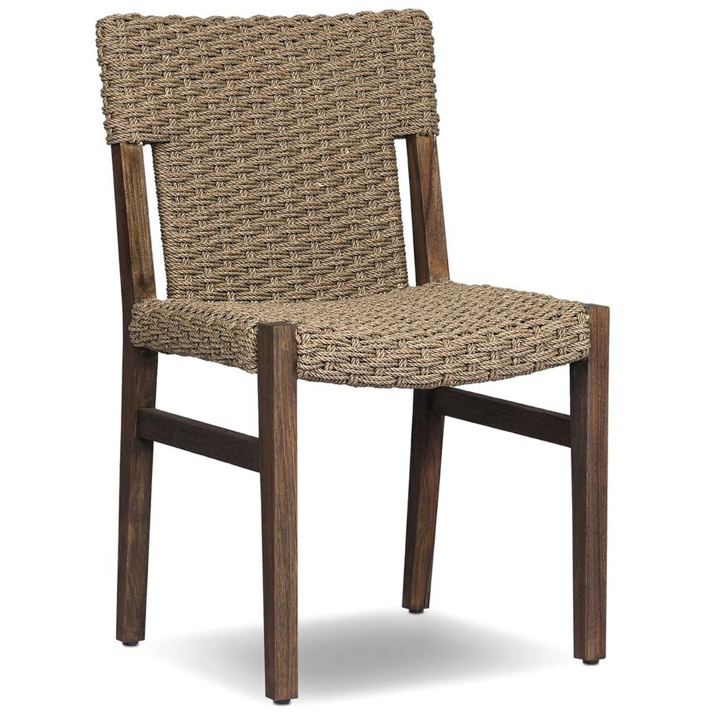 Cromwell Outdoor Dining Chair, Dark Textured Woven, Set of 2 by Four Hands
