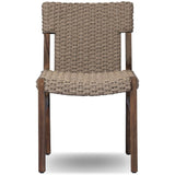 Cromwell Outdoor Dining Chair, Dark Textured Woven, Set of 2 by Four Hands