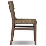 Cromwell Outdoor Dining Chair, Dark Textured Woven, Set of 2 by Four Hands