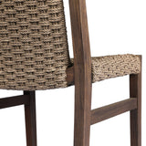 Cromwell Outdoor Dining Chair, Dark Textured Woven, Set of 2 by Four Hands