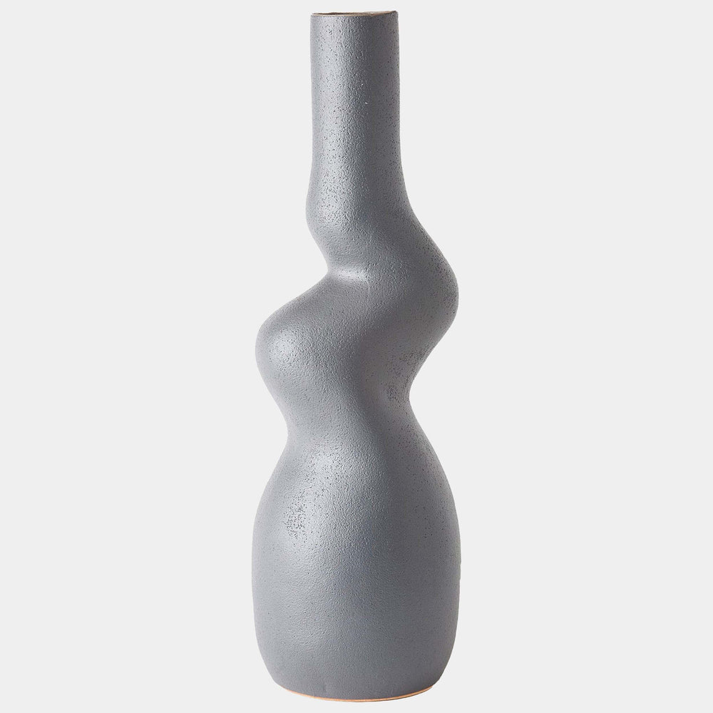 Crooked Vases, Dark Grey-Accessories-High Fashion Home