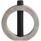 Crosby Round Vase, Grey-Accessories-High Fashion Home