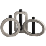 Crosby Square Vase, Grey-Accessories-High Fashion Home