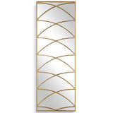 Crossed Up Mirror, Gold