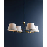 Crown Heights Chandelier, Aged Brass/Distressed Bronze