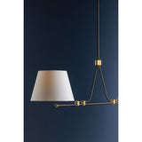 Crown Heights Linear, Aged Brass/Distressed Bronze