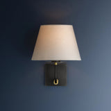 Crown Heights Wall Sconce, Aged Brass/Distressed Bronze