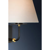 Crown Heights Wall Sconce, Aged Brass/Distressed Bronze