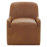 Cruz Armless Leather Dining Chair, Concord Mink, Set of 2 by Becki Owens-Furniture - Dining-High Fashion Home