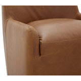 Cruz Armless Leather Dining Chair, Concord Mink, Set of 2 by Becki Owens-Furniture - Dining-High Fashion Home